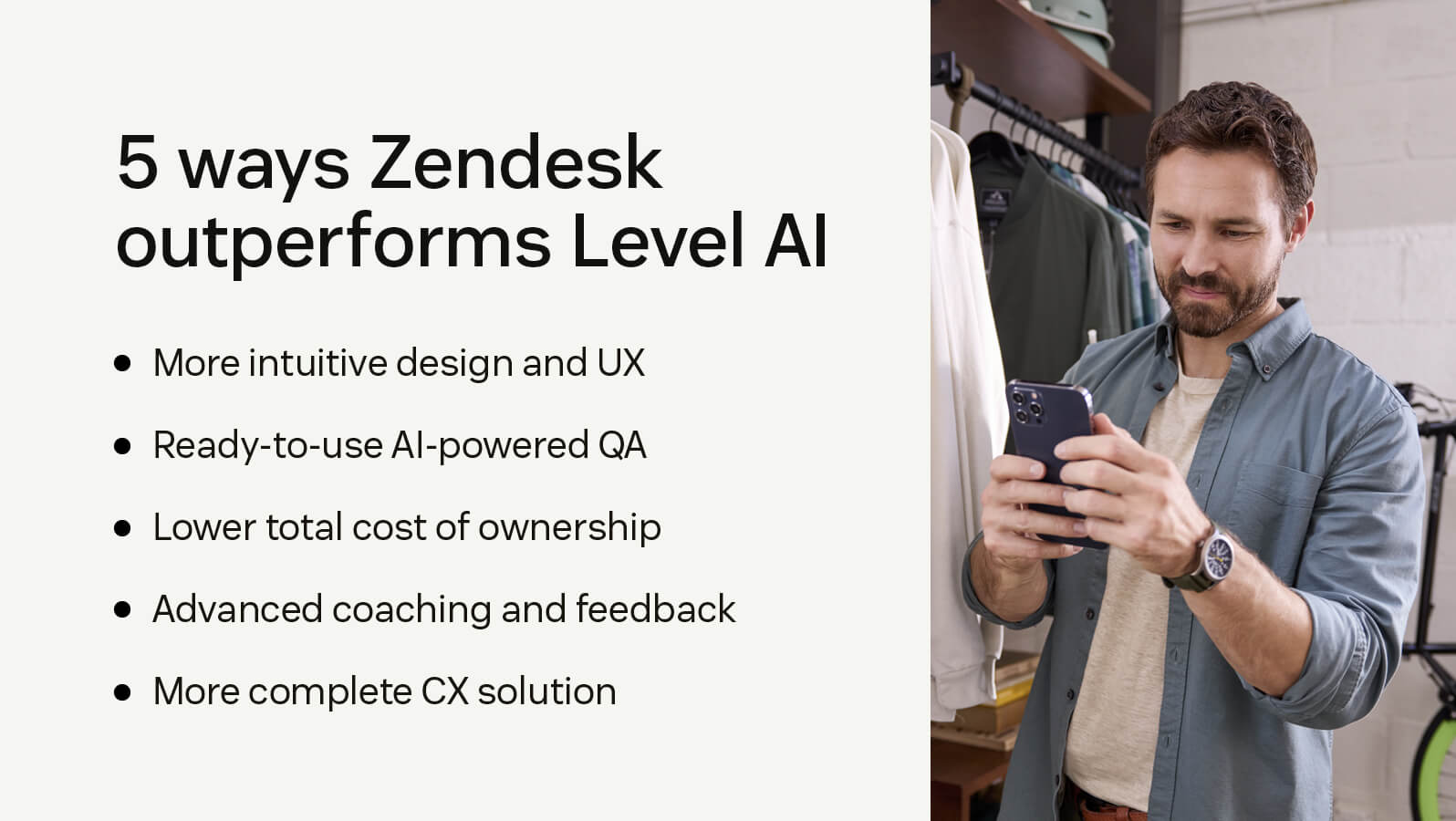 Five key ways that Zendesk beats Level AI.