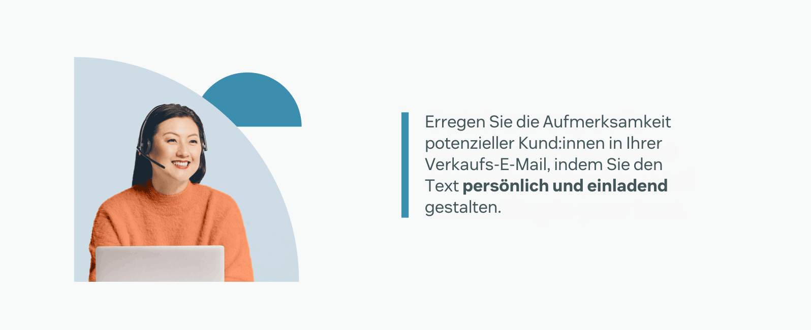 Die Aufmerksamkeit einer Interessent:in gewinnen