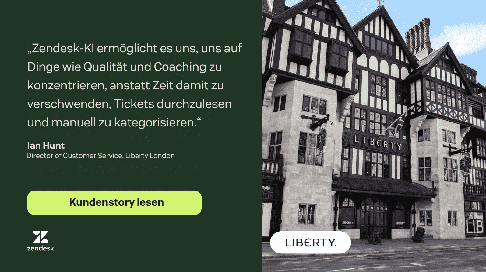 Beispiel für KI in der Customer Experience bei Liberty London