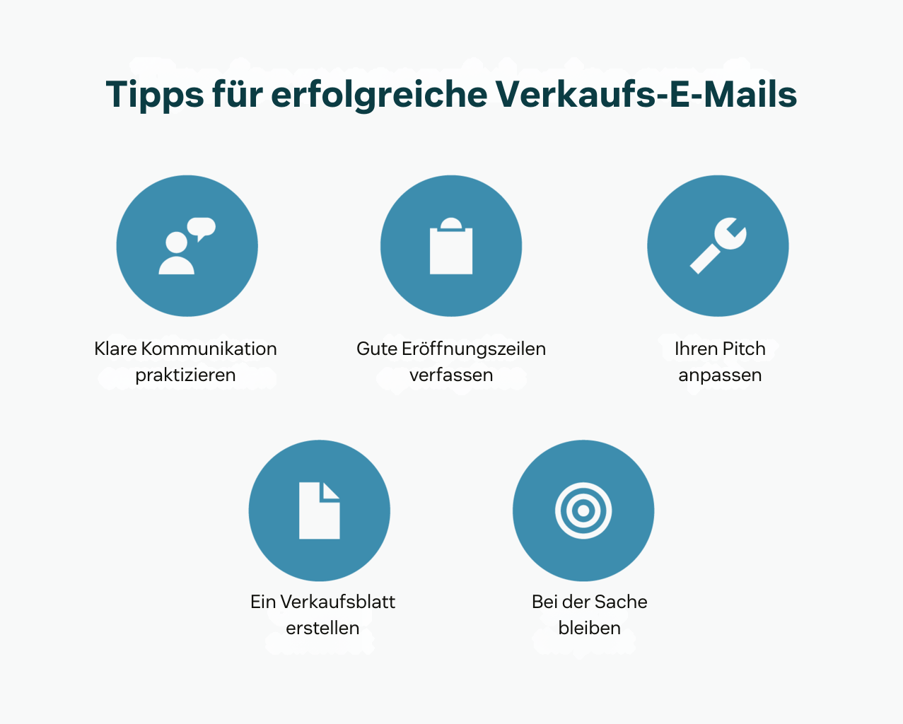 Tipps für Verkaufs-E-Mails