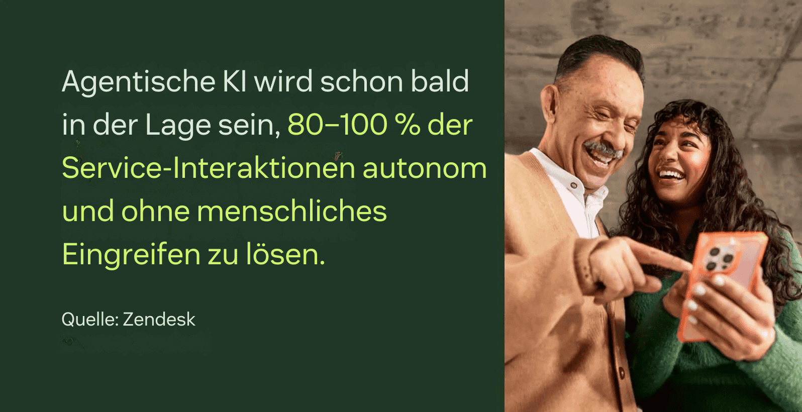 „Agentische KI wird bald in der Lage sein, 80–100 Prozent der Serviceinteraktionen autonom zu lösen – ohne menschliches Eingreifen“