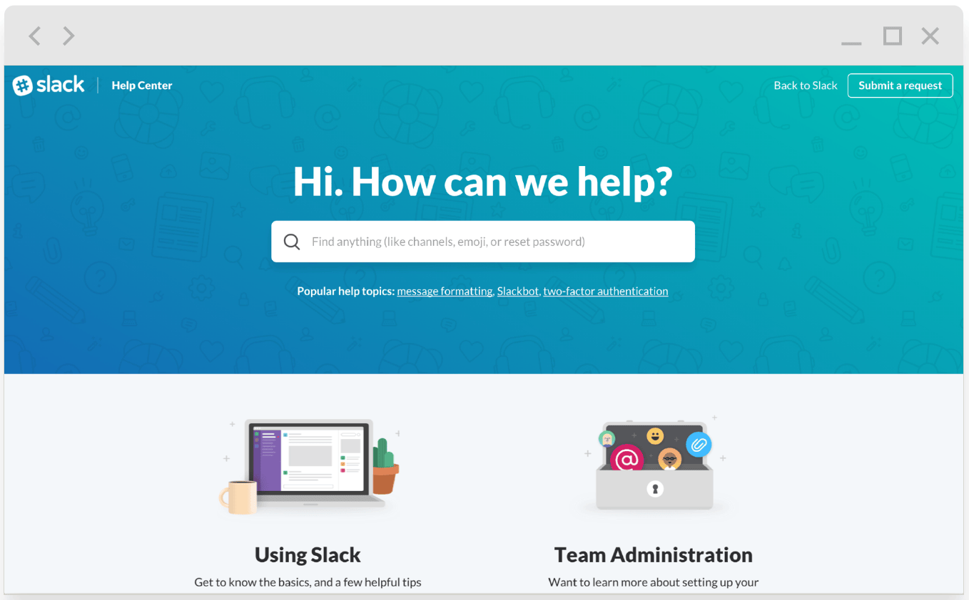 Beispiele für eine Wissensdatenbank
