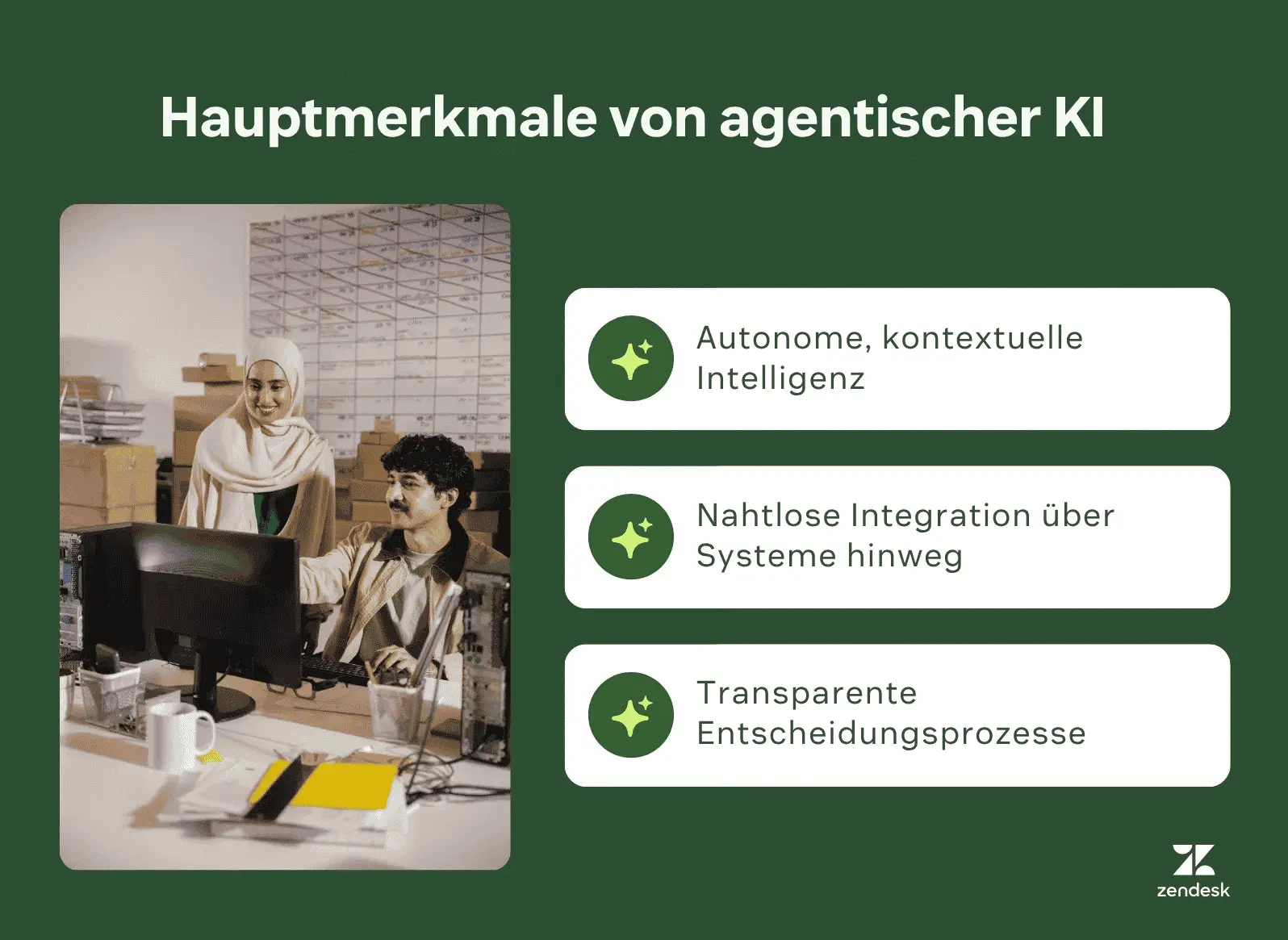 Die 3 Hauptmerkmale von agentischer KI