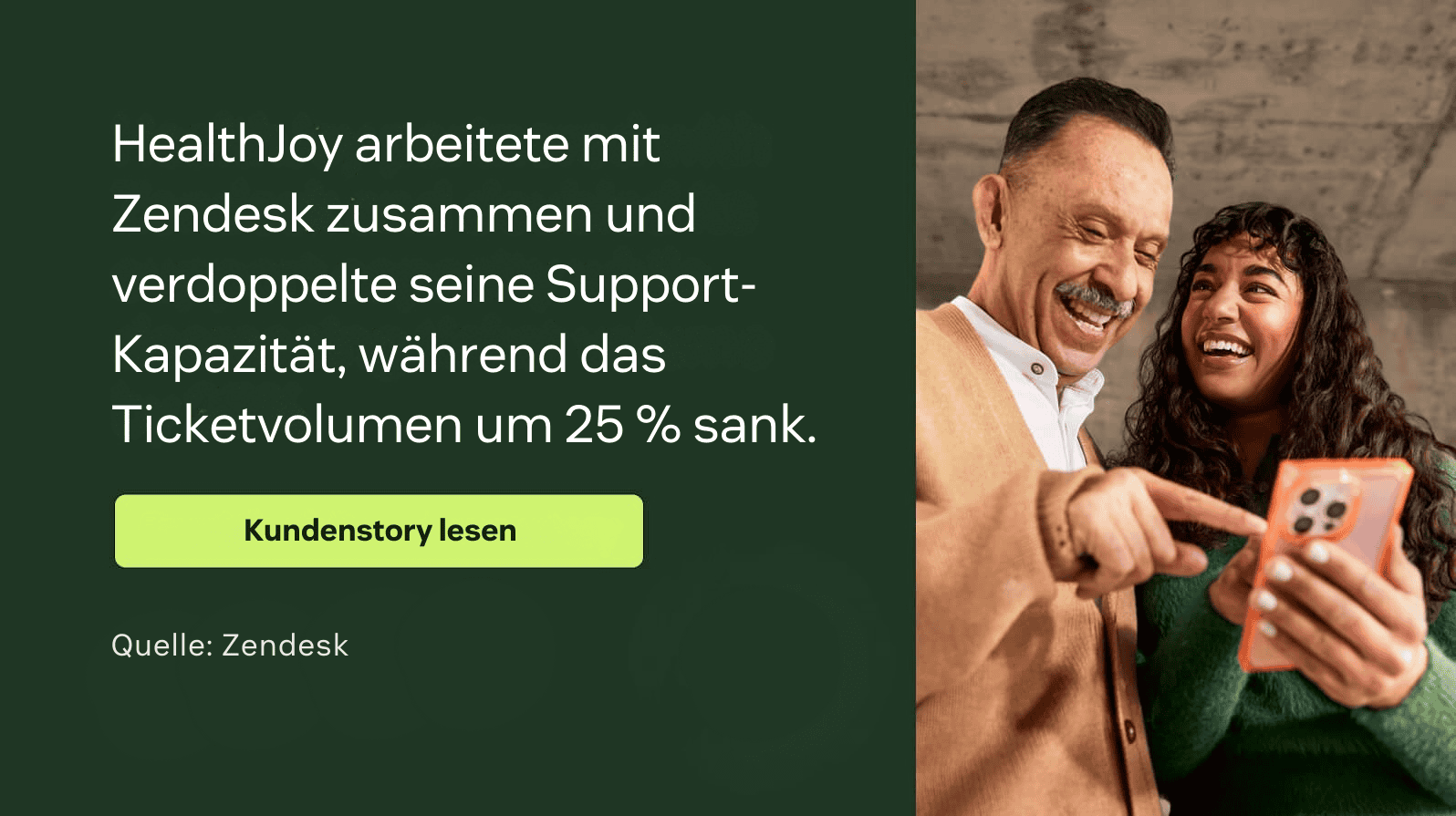 HealthJoy arbeitete mit Zendesk zusammen, verdoppelte die Support-Kapazität und senkte gleichzeitig das Ticket-Volumen um 25 Prozent.