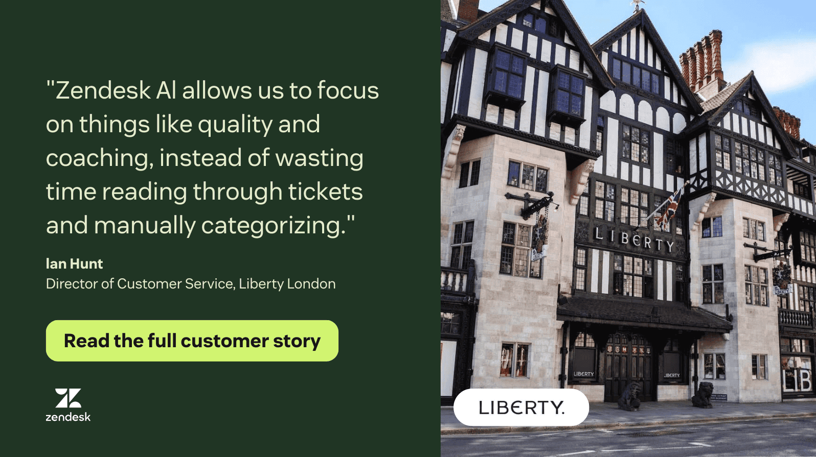 Liberty London AI in customer experience story