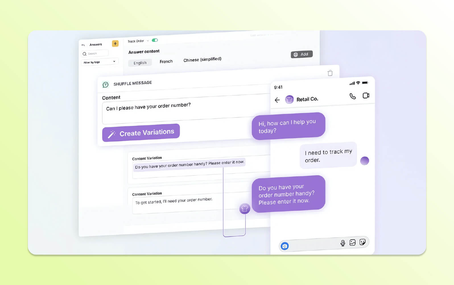 The AI agent from Ada.