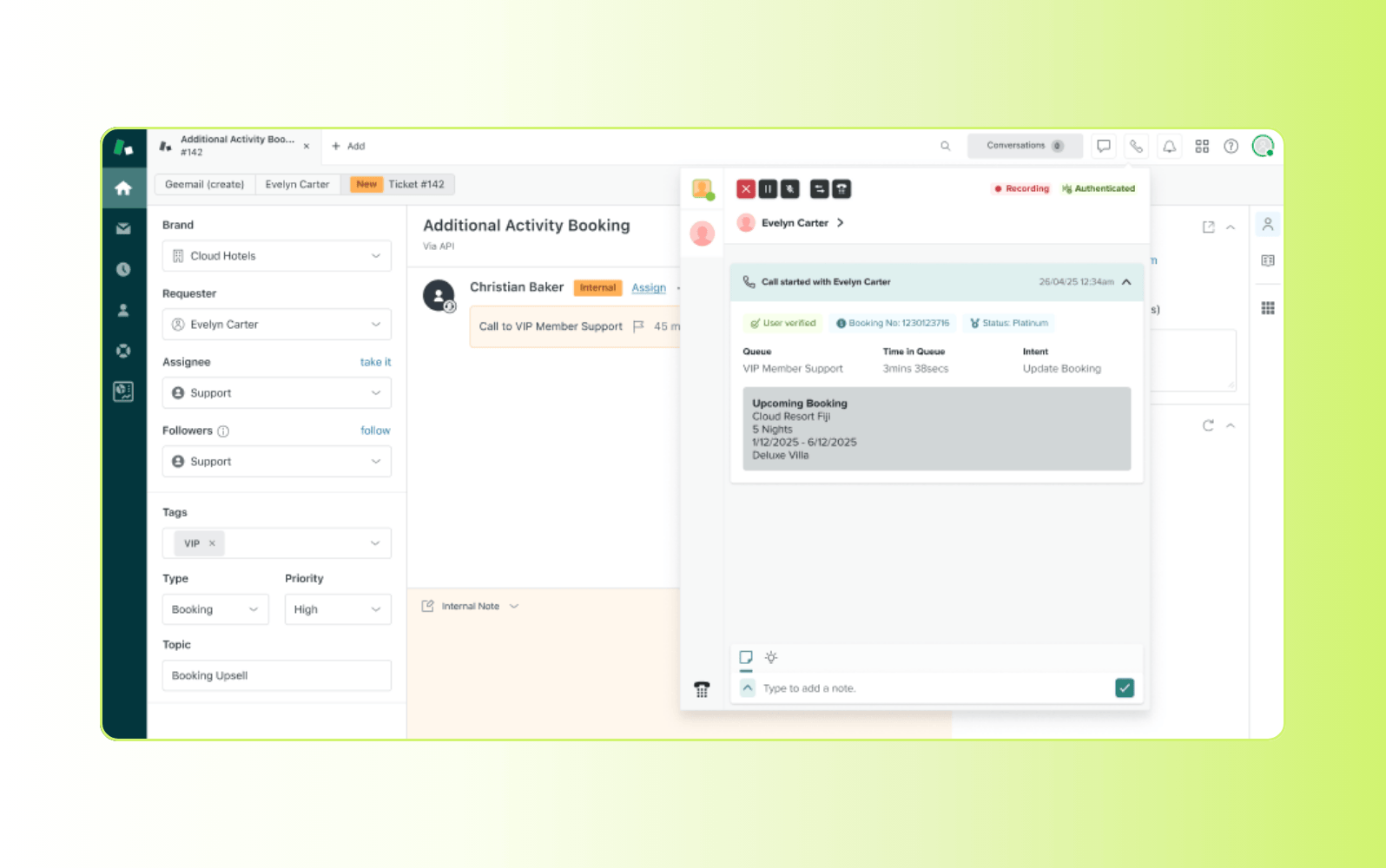 Zendesk call routing solution for customer support.
