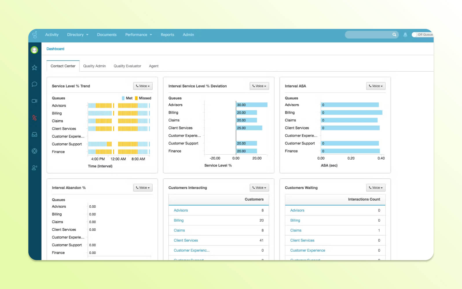 Alt text: A product image of Genesys Cloud CX contact center software.