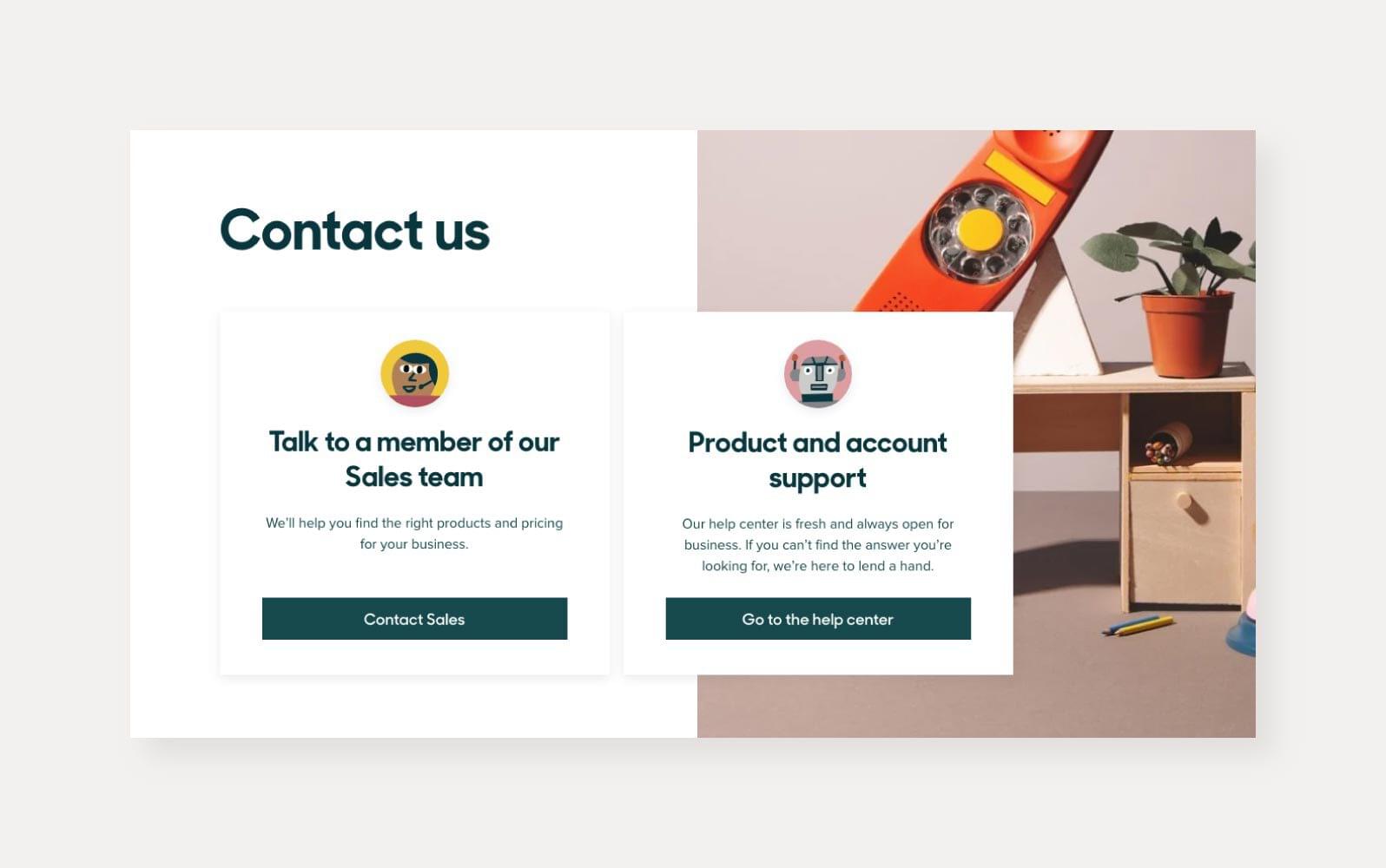 40 best Contact Us page design examples to inspire - Zendesk