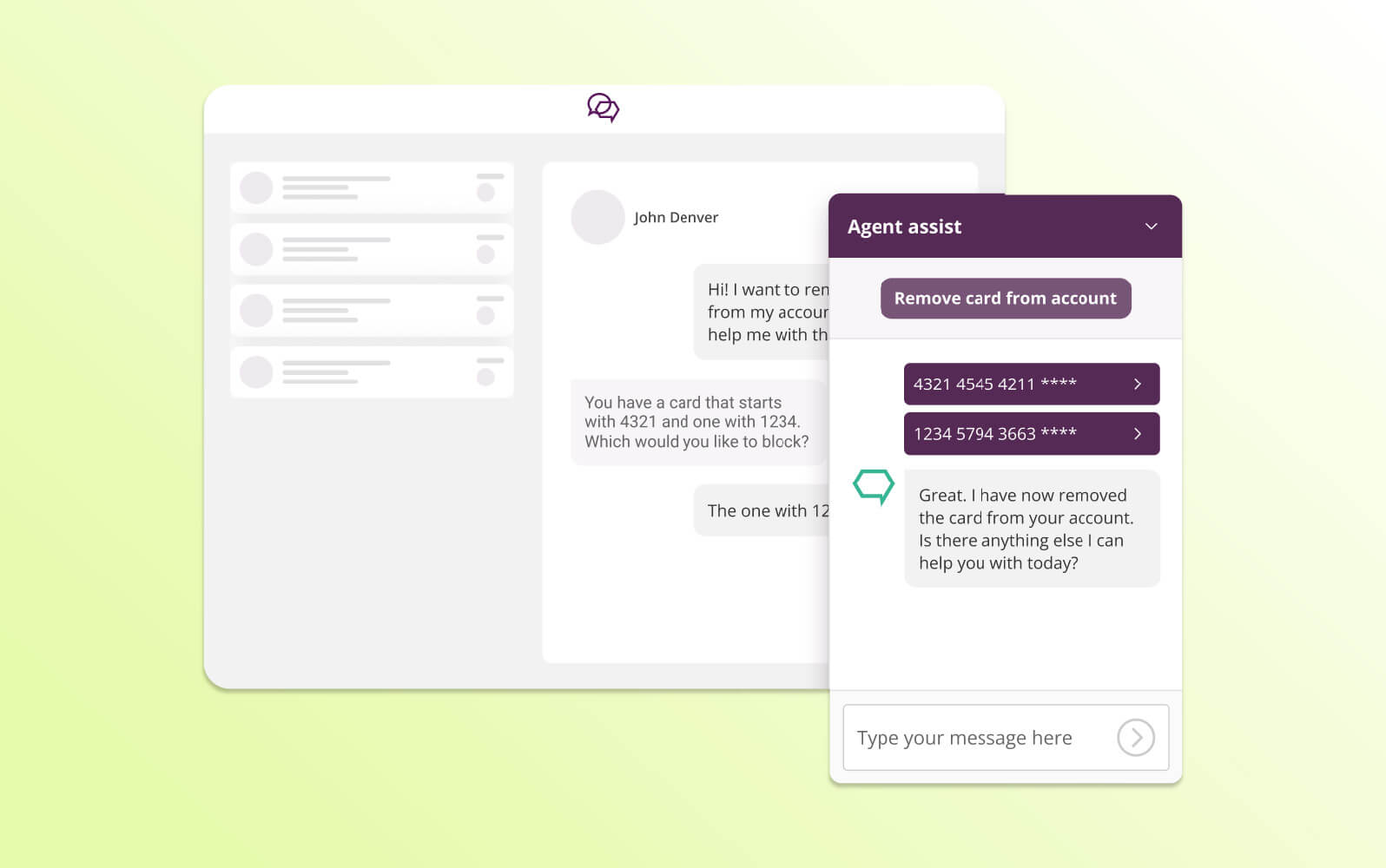The AI agent from Boost.ai.