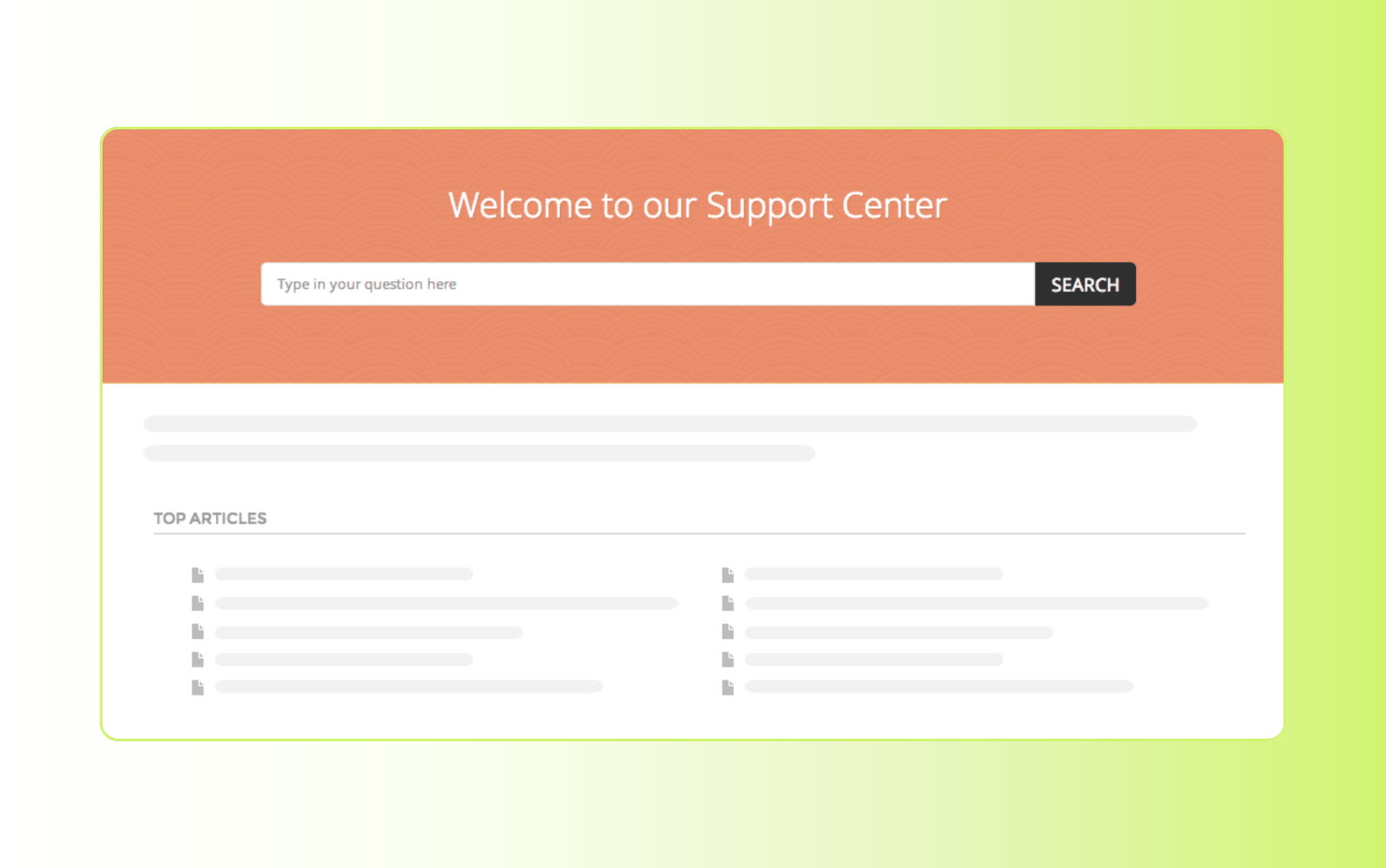 Screenshot of HappyFox client portal software.