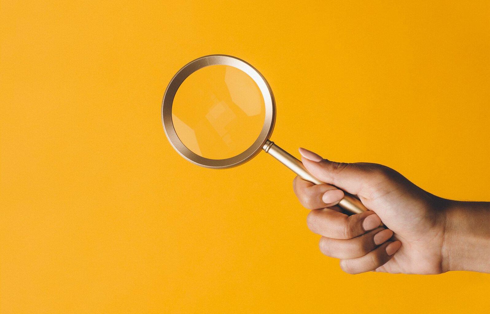 Key insights, magnifying glass