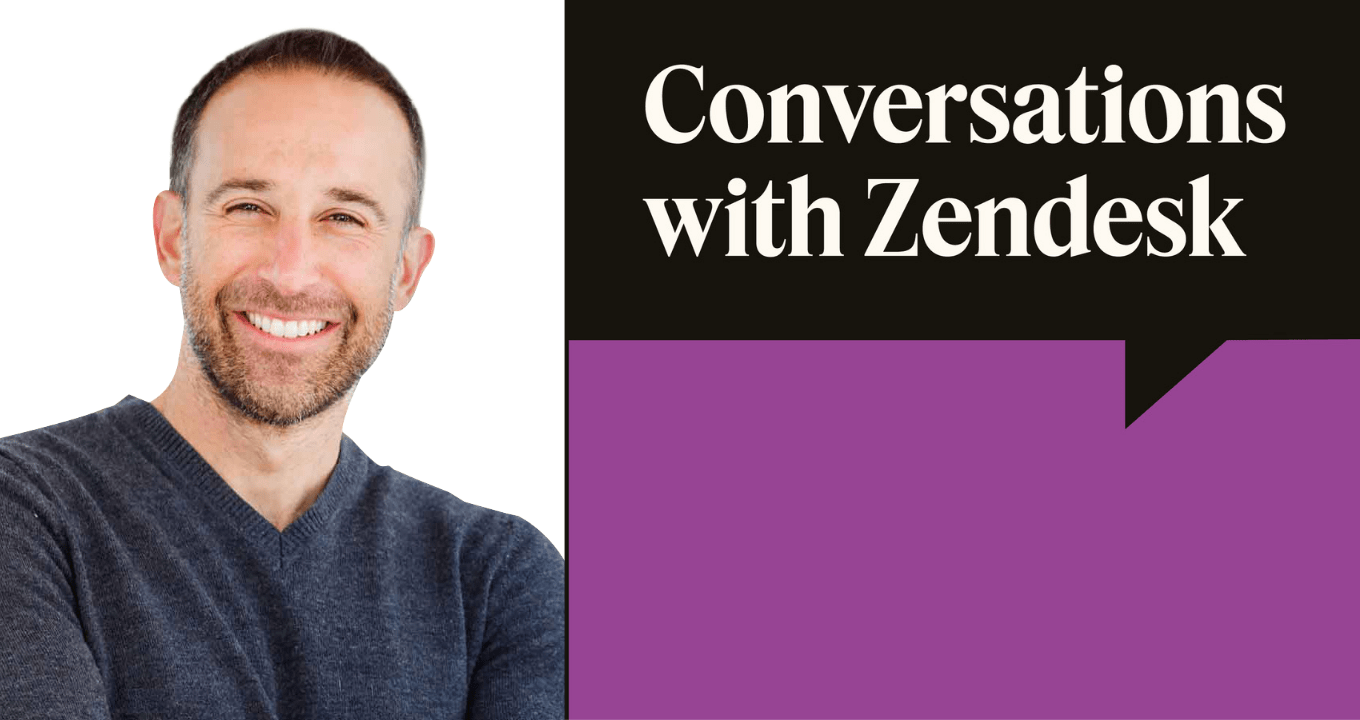 Conversations with Zendesk logo featuring Robert Richman