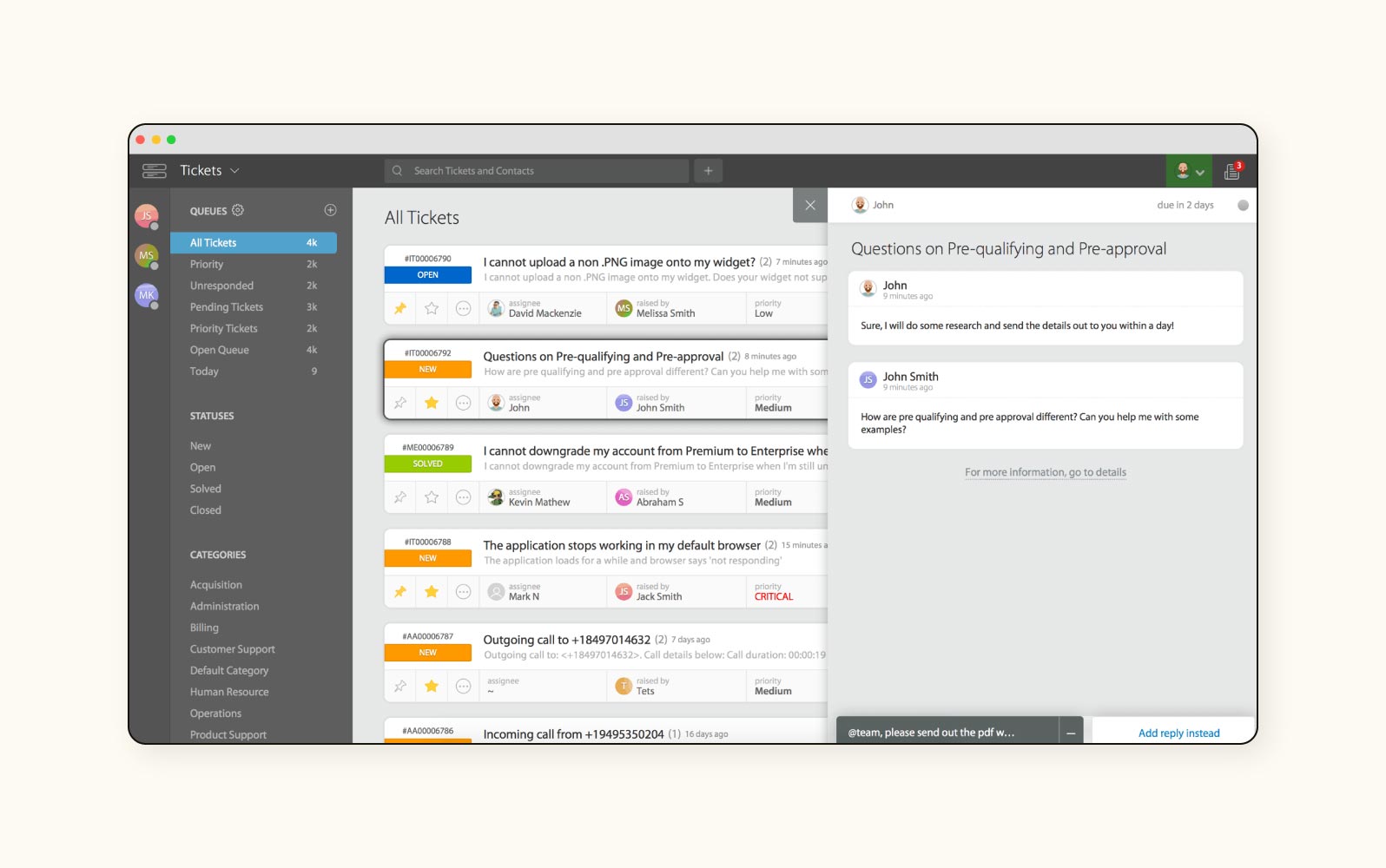 ITSM software from HappyFox.