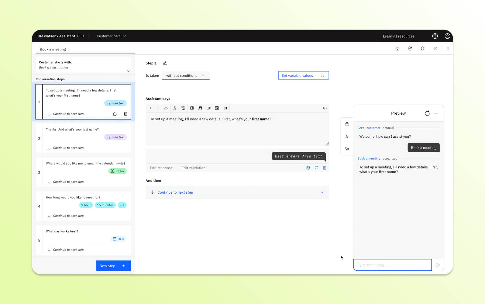 watsonx Assistant, the AI agent from IBM.