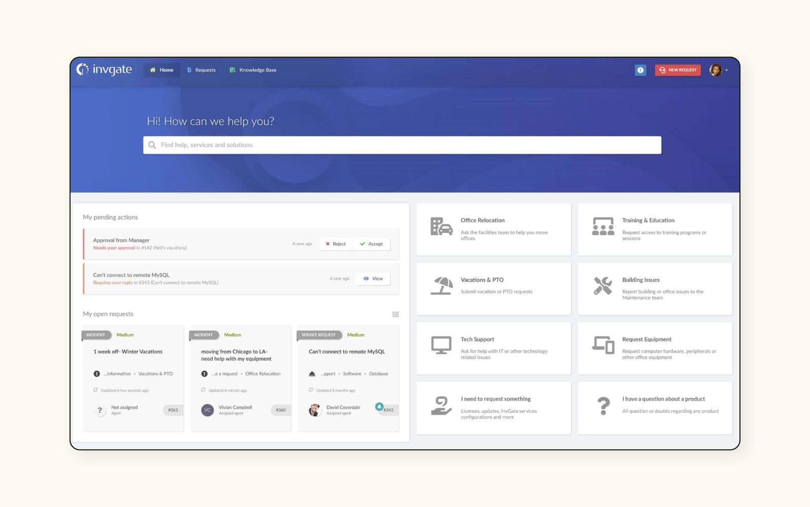 ITSM software from InvGate Service Management.