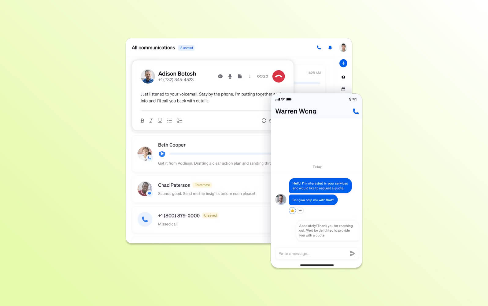 Call Center Software von Nextiva.