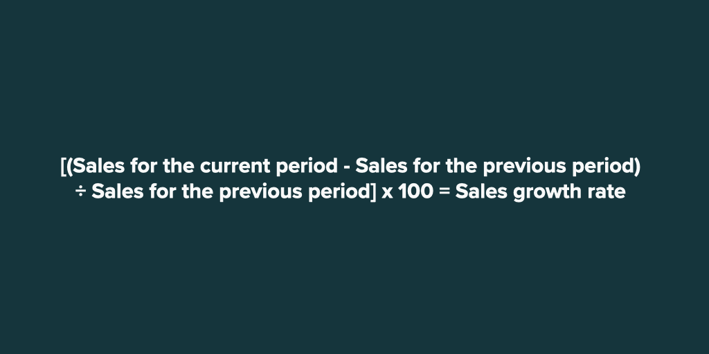 sales growth formula