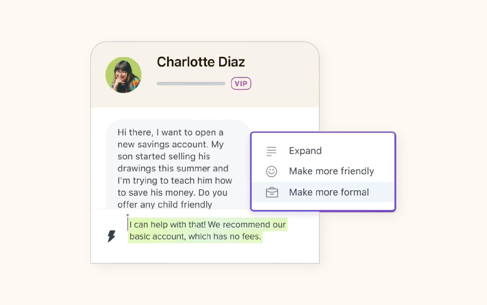 A screenshot displays Zendesk generative AI.