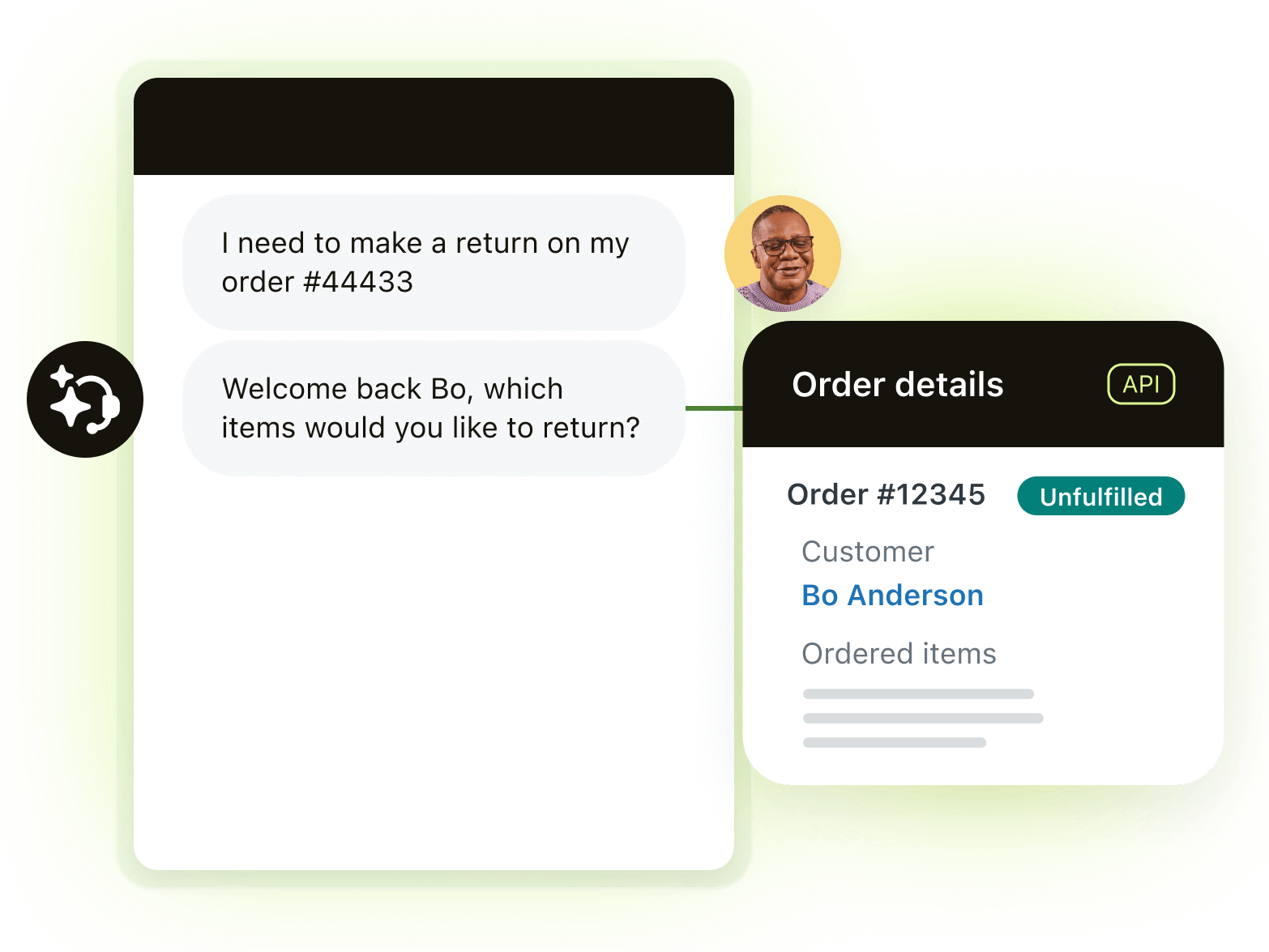 Zendesk AI agents product image.