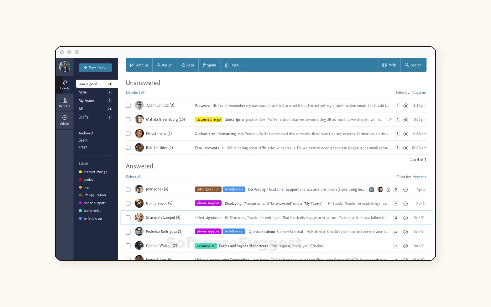 ITSM software from SupportBee.