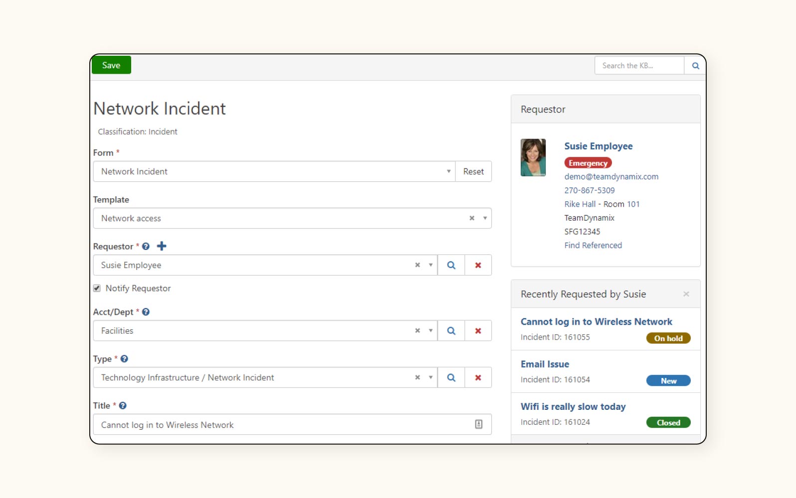 ITSM software from TeamDynamix.