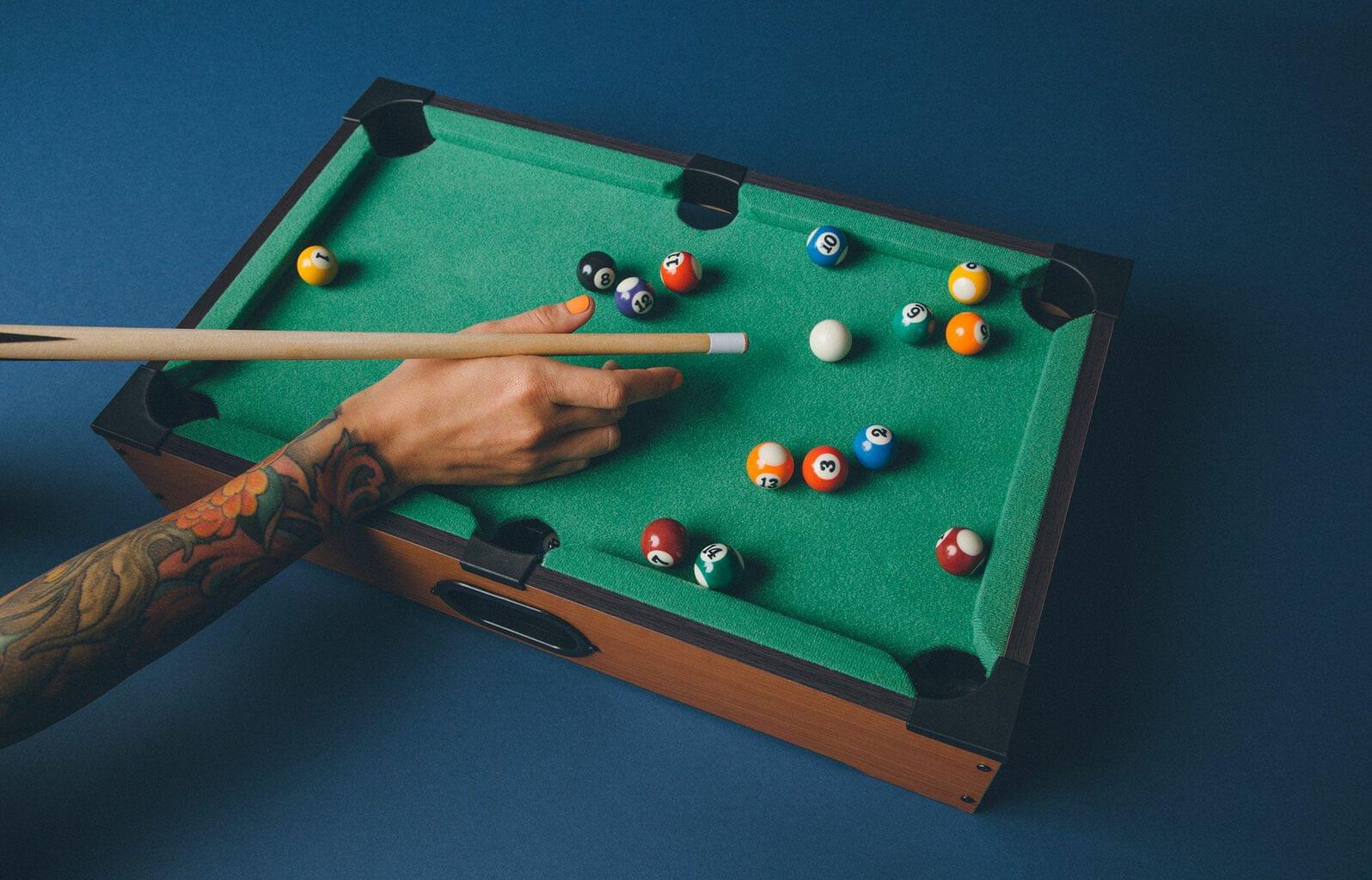 Transactional vs. transitional selling, playing pool