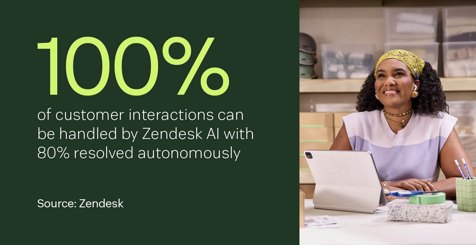 Three icons show how Zendesk outperforms Talkdesk.