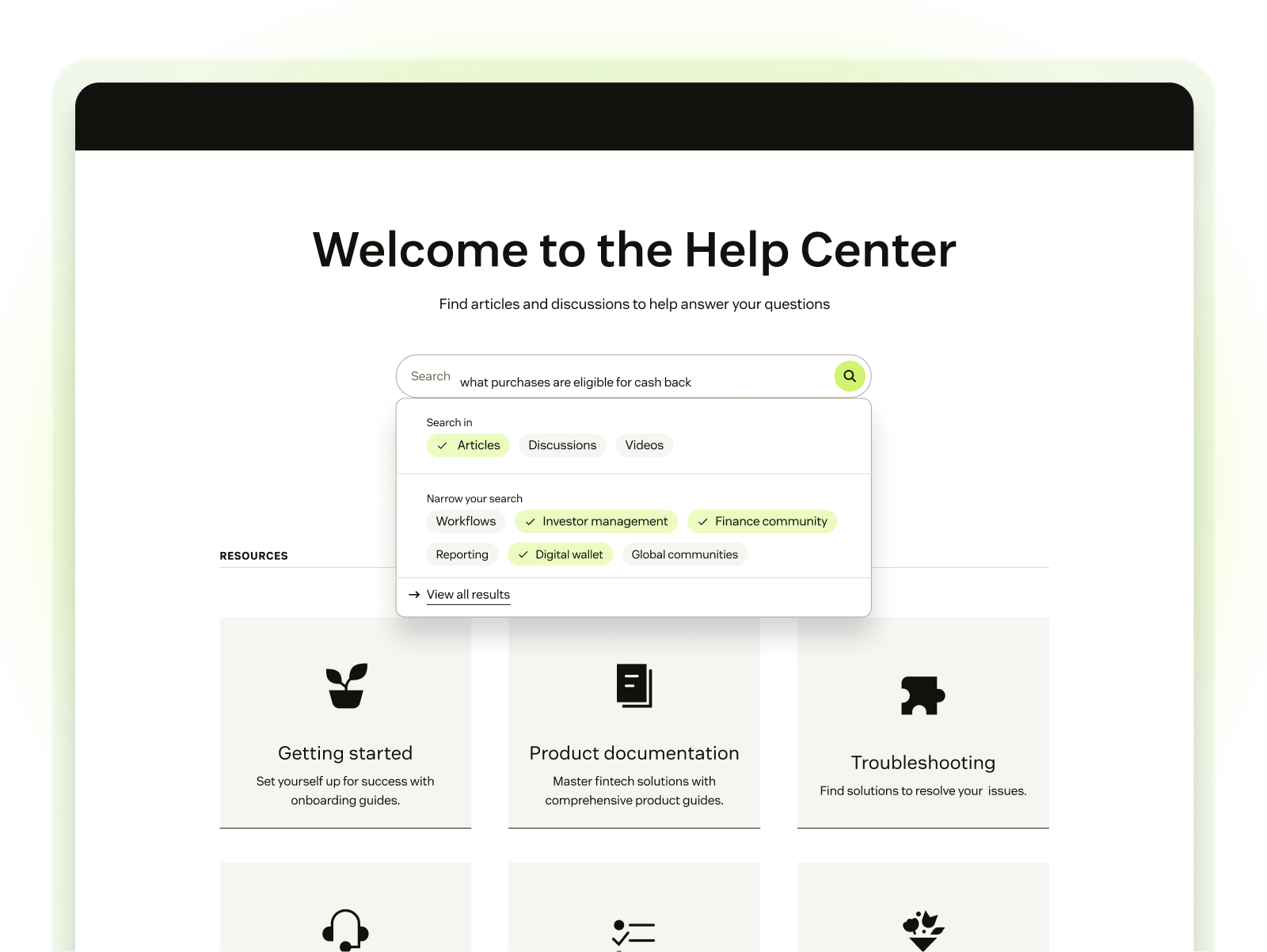 A product image of Zendesk help desk software.