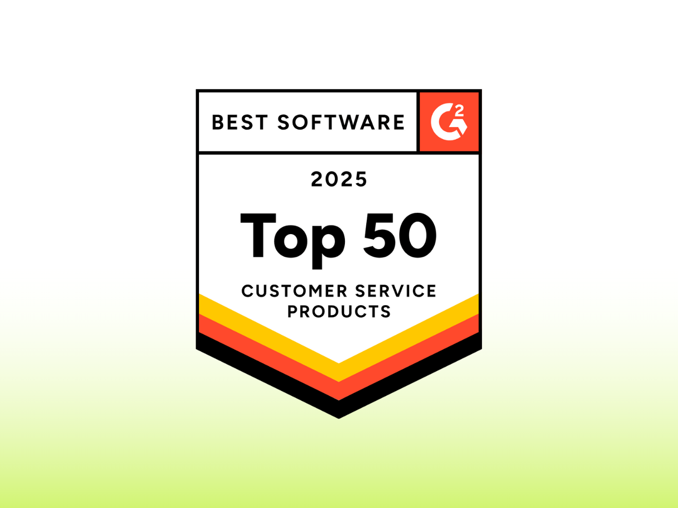 Zendesk’s 2025 best software G2 badge.