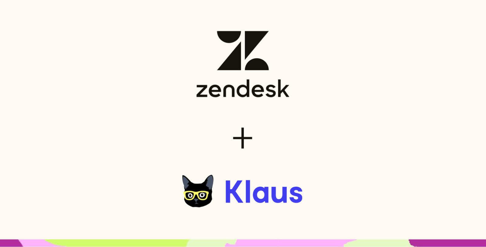 Zendesk와 Klaus