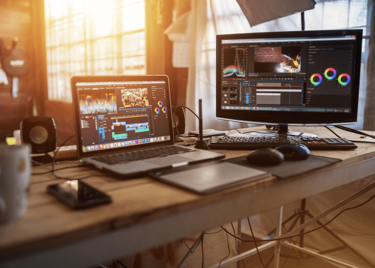 Image editing on a computer