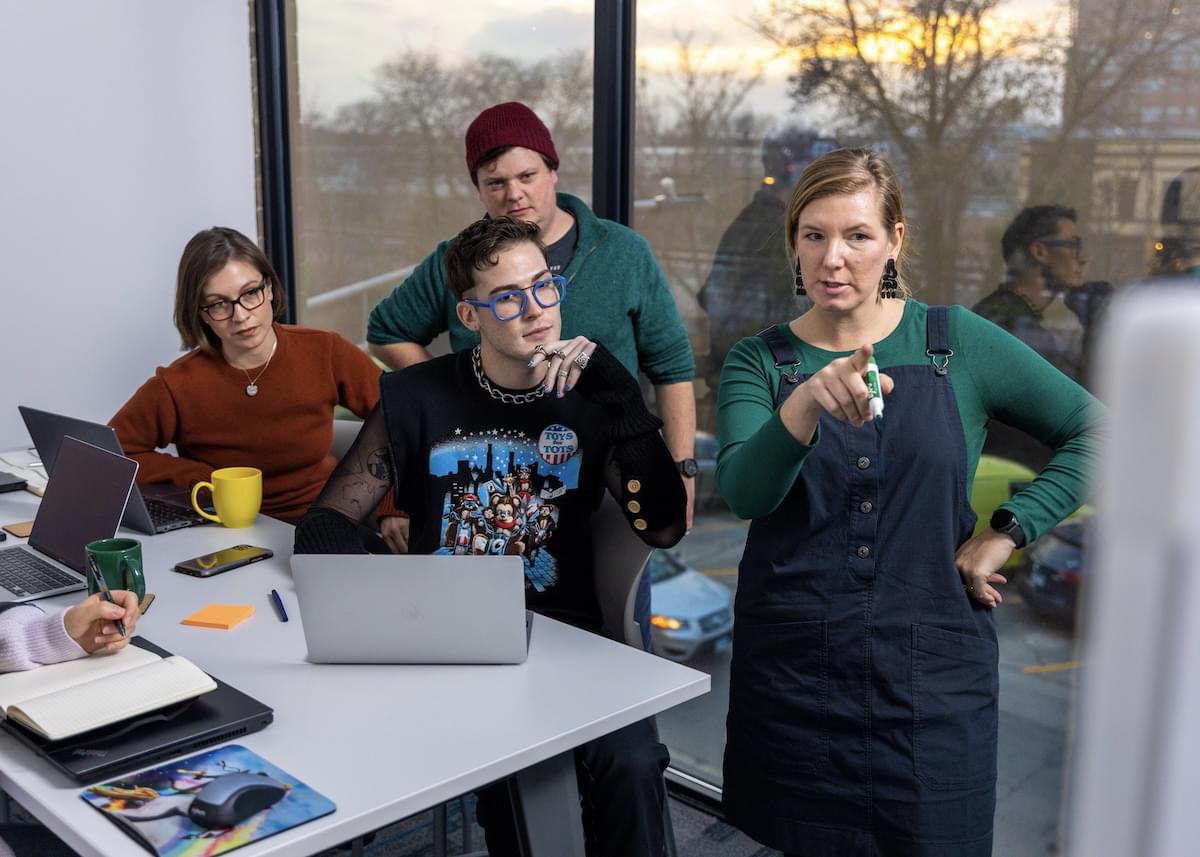 Neon One employees at work