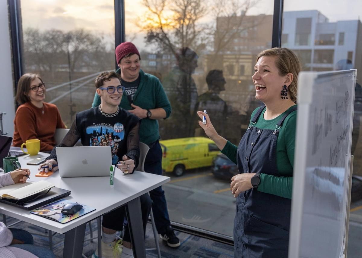 Neon One employees at work