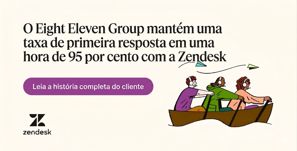 Eight Eleven Group maintains a 95 percent one-hour first response time with Zendesk.