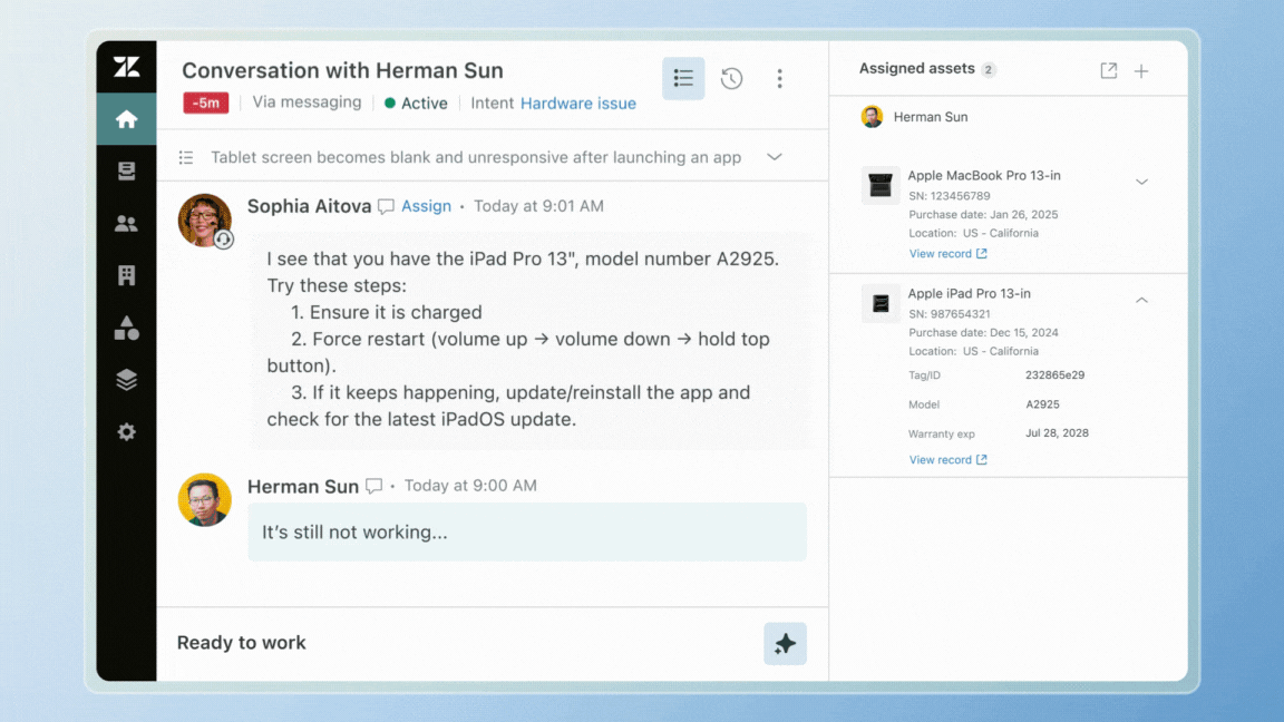 ITAM dashboard