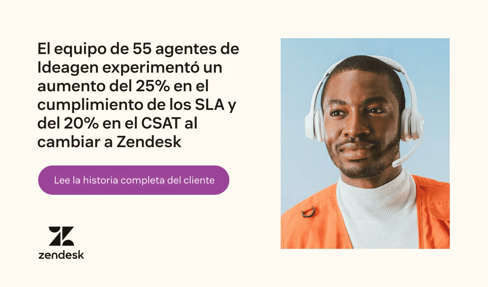 Ideagen logró +25% de cumplimiento de SLA y +20% de CSAT al pasarse a Zendesk.