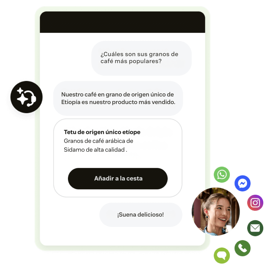 Zendesk permite a los agentes atender clientes en múltiples canales.