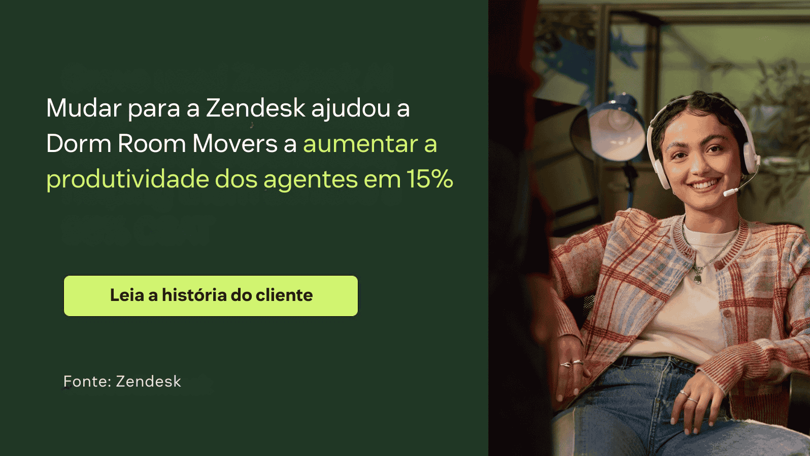 Switching to Zendesk helped Dorm Room Movers increase agent productivity by 15 percent.