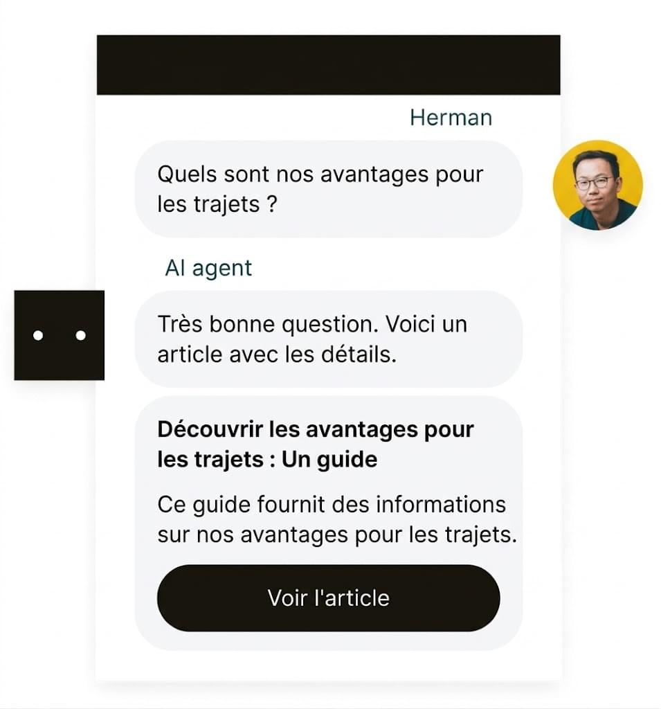 Un agent IA Zendesk.