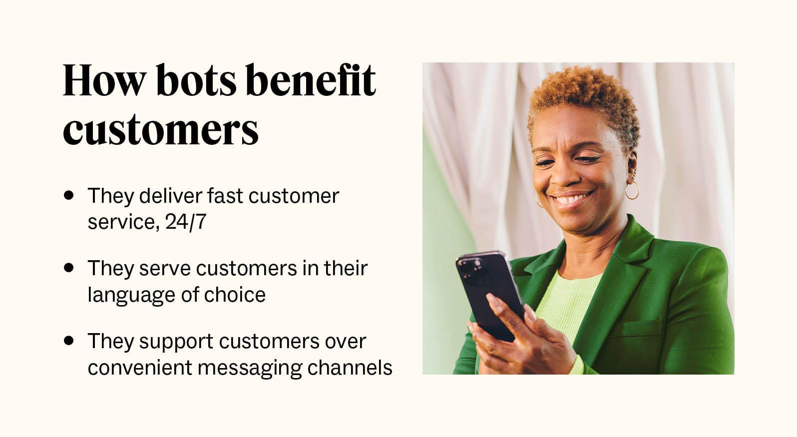 chatbot benefits for customers