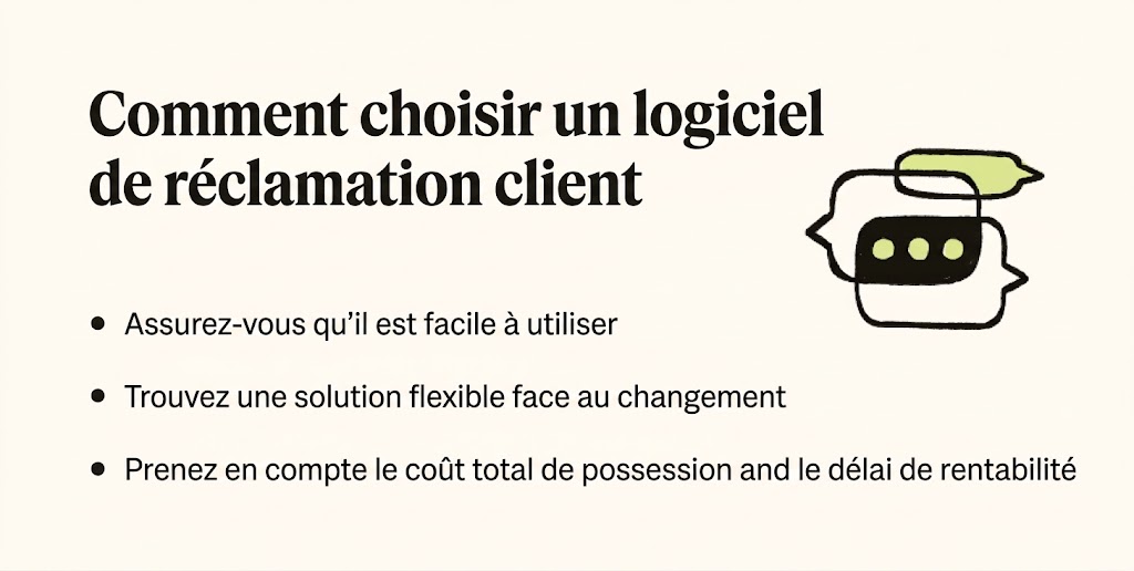 Comment choisir le bon logiciel de gestion des réclamations clients.