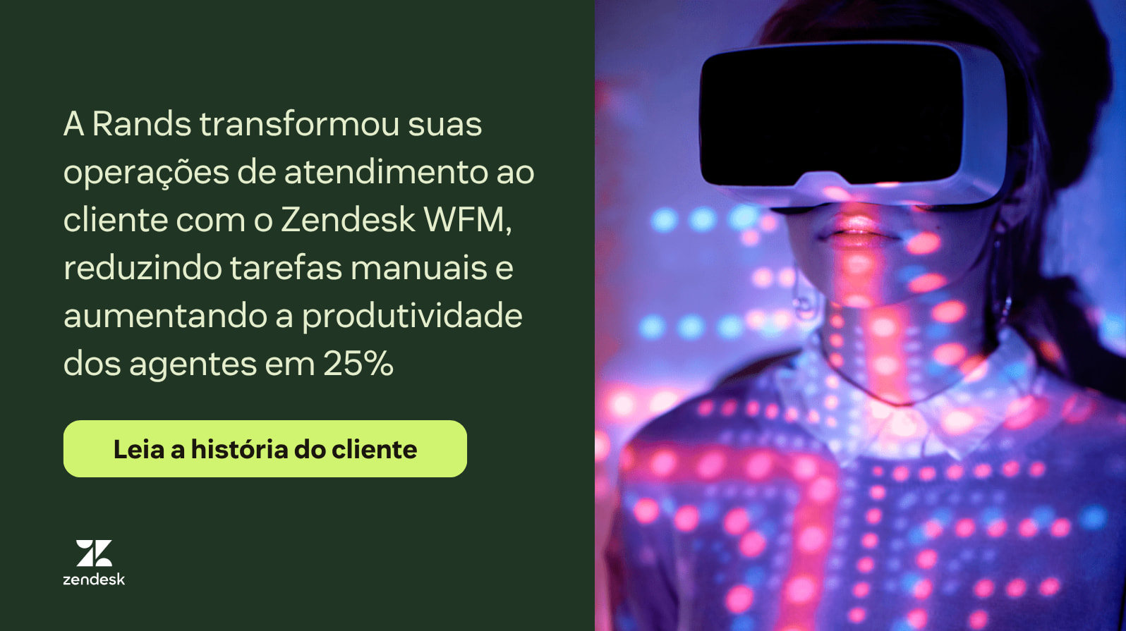 A Rands aumentou a produtividade dos agentes em 25% com a Zendesk