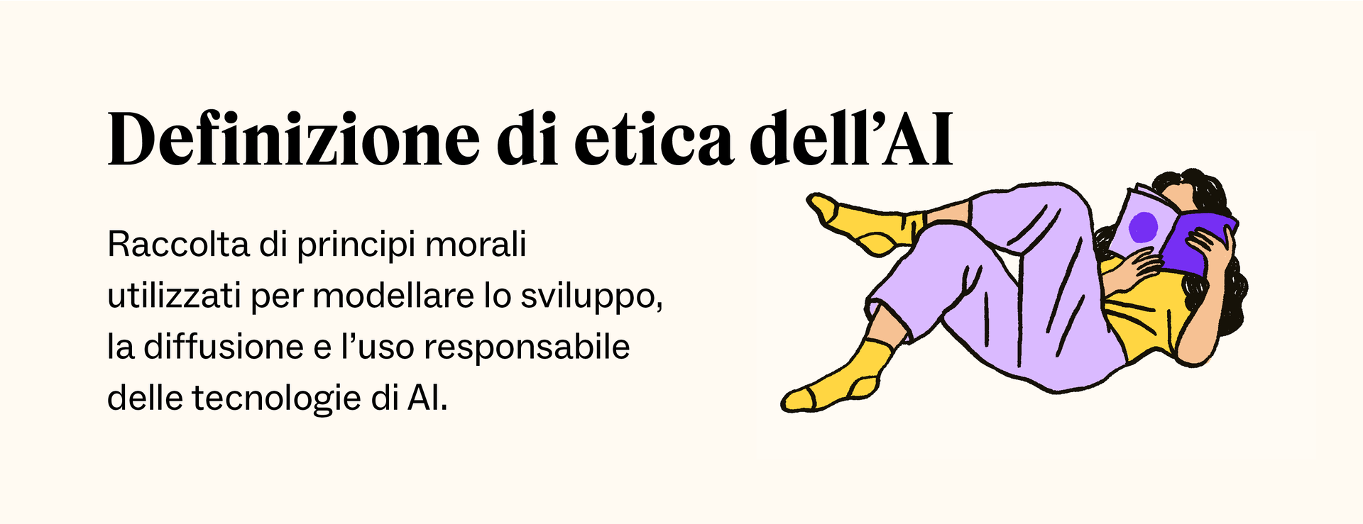 Grafico che definisce l’etica dell’AI, illustrando ulteriormente la sua importanza nella CX.