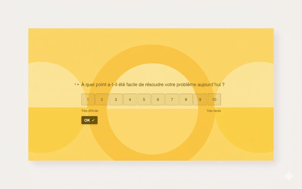 Score d’effort client (CES)