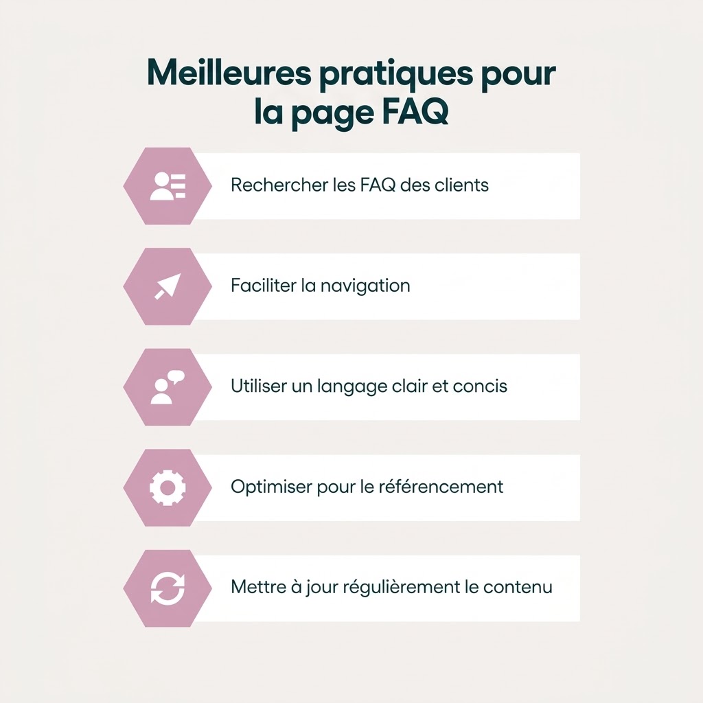 Bonnes pratiques pour les pages FAQ