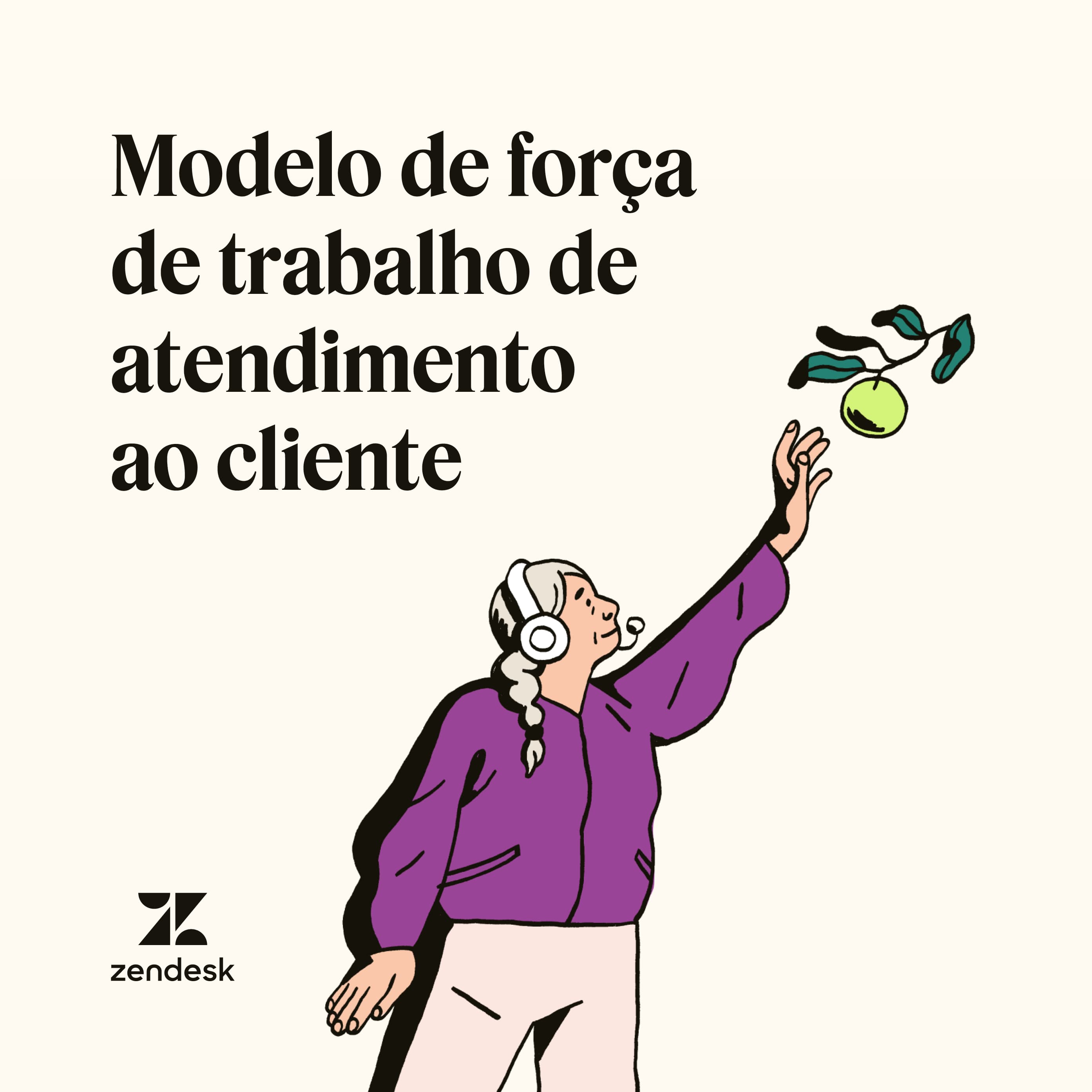 um modelo para realizar a análise da força de trabalho de atendimento ao cliente.