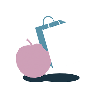 apple e sacola de compras