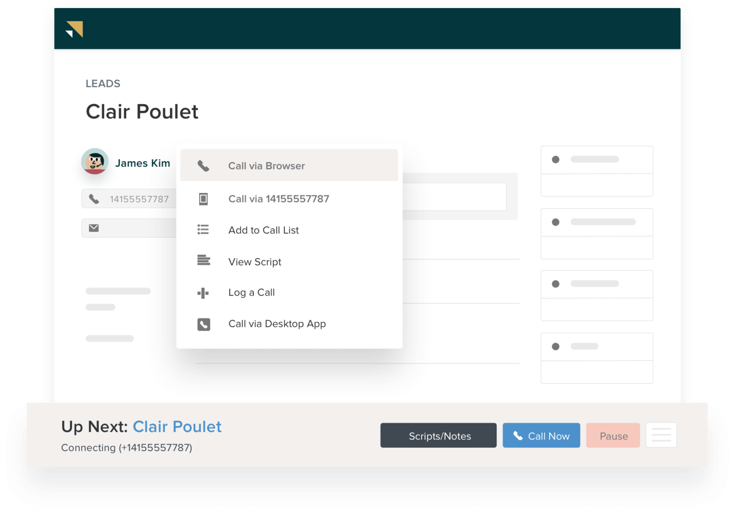Capture d’écran du produit : Sales Suite