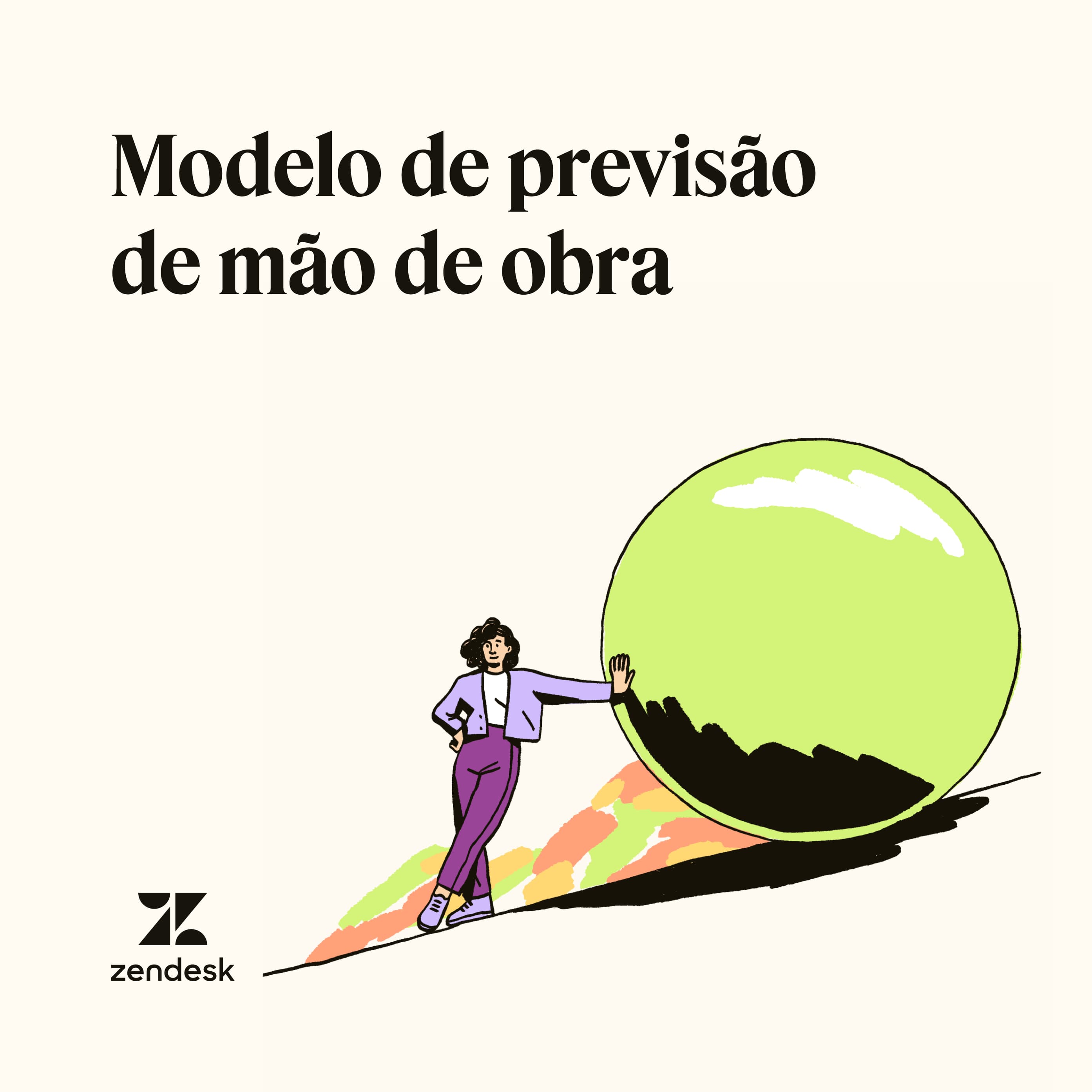 um modelo para realizar previsões de mão de obra.